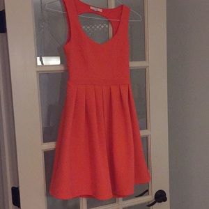 Ya fit and flare cut out dress